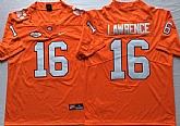 Clemson Tigers 16 Trevor Lawrence Orange Nike College Football Jersey,baseball caps,new era cap wholesale,wholesale hats